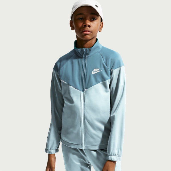 Nike Dri-FIT Tuta Bambini - Hydrogen Blue/Work Blue/White