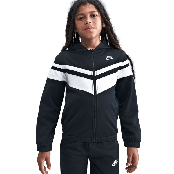 Nike Dri-FIT Pro Tracksuit Kids - Black/White