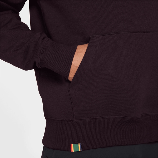 Nike Court Dri-FIT Sudadera - Burgundy Ash/Bright Crimson