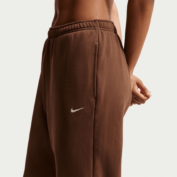 Nike Studio Fleece Pantalones - Cacao Wow/Sail