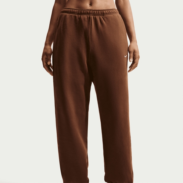 Nike Studio Fleece Pantalones - Cacao Wow/Sail