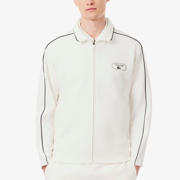 Lacoste Heritage Chaqueta - Blanc/Bleu Marine