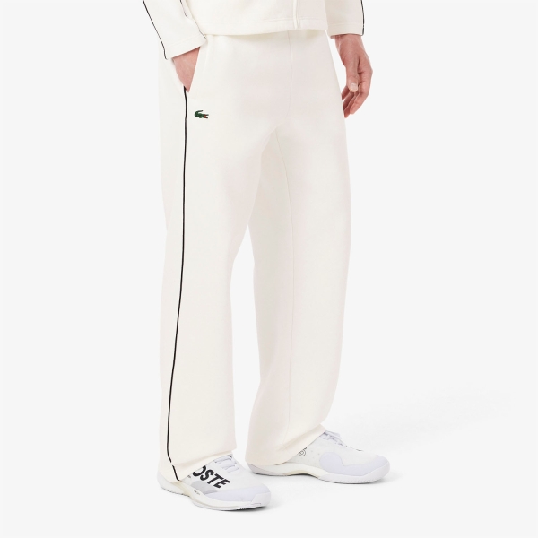 Men's Tennis Pants and Tights Lacoste Heritage Pants  Blanc/Bleu Marine XH6932EV0
