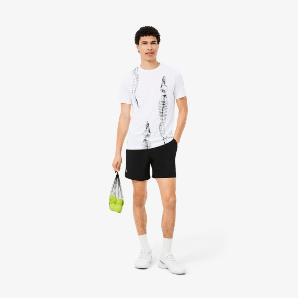Lacoste X Daniil Medvedev Graphic Camiseta - Blanc