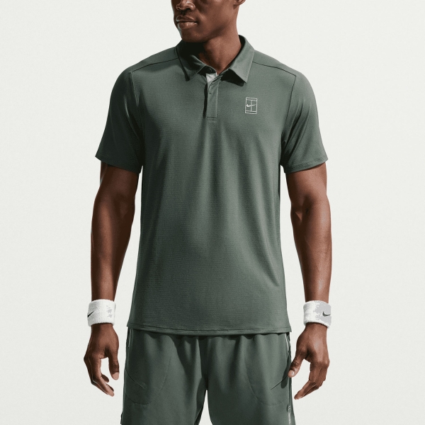 Men's Tennis Polo Nike Court Advantage Polo  Camo Green/Cucumber Calm FZ6907303