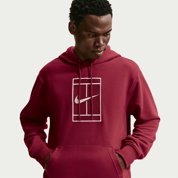 Nike Court Dri-FIT Sudadera - Team Red/Pale Ivory