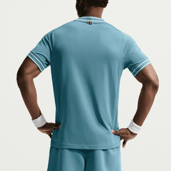 Nike Court Heritage Logo Maglietta - Smokey Blue