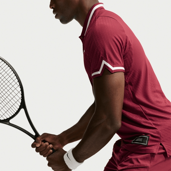 Nike Court Slam Jannik Polo - Team Red/Pale Ivory