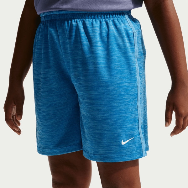 Tennis Shorts and Pants for Boys Nike DriFIT 5in Shorts Junior  Light Photo Blue/Football Blue/White HF9006435