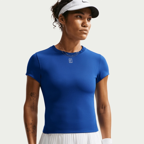Nike Court Dri-FIT Advantage Pro Camiseta - Old Royal/White
