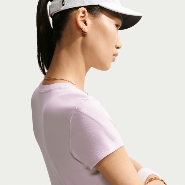 Nike Court Dri-FIT Advantage Pro Maglietta - Bleached Lilac/White