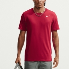 Nike Dri-FIT Court Camiseta - Tough Red/White