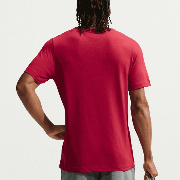 Nike Dri-FIT Court Camiseta - Tough Red/White