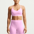 Nike Indy Swoosh Sujetador Deportivo - Pink Rise