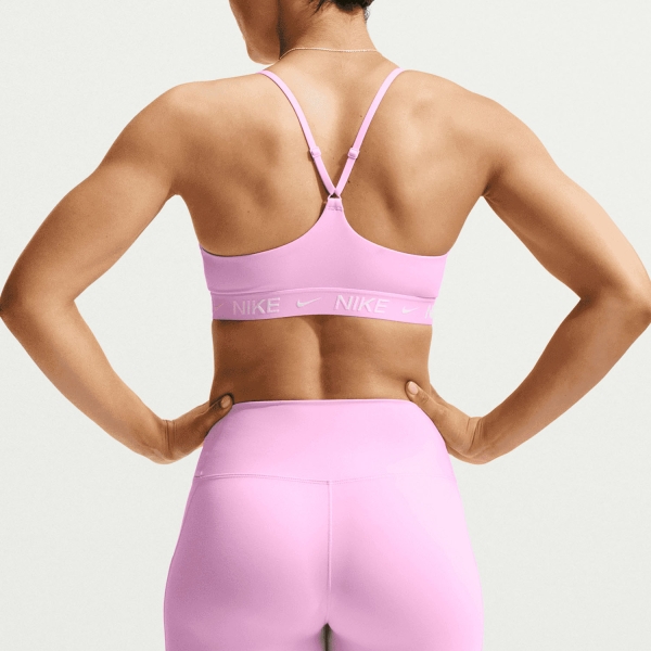 Nike Indy Swoosh Sujetador Deportivo - Pink Rise