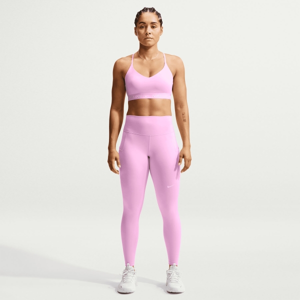 Nike Indy Swoosh Sujetador Deportivo - Pink Rise