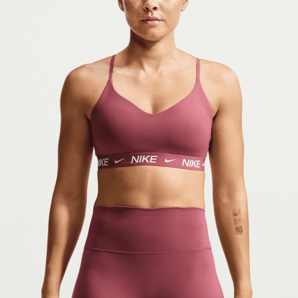  Nike Indy Swoosh Reggiseno Sportivo  Pink Smoke FD1062654