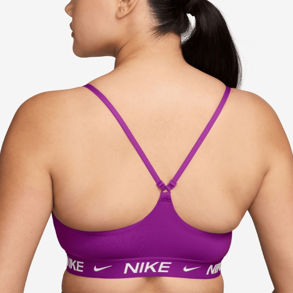 Nike Indy Swoosh Sports Bra - Vivid Purple