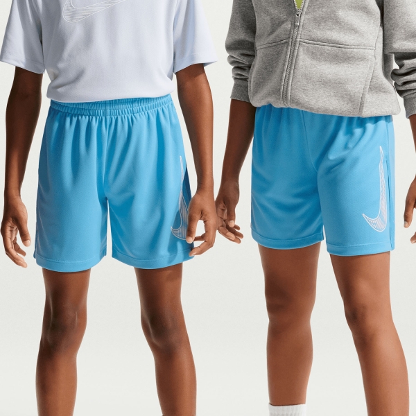 Tennis Shorts and Pants for Boys Nike Multi 5in Shorts Boy  Football Blue/White IF2431497