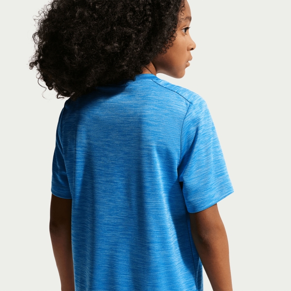 Nike Multi T-Shirt Boy - Light Photo Blue/Football Blue/White