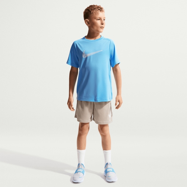 Nike Multi Swoosh Camiseta Niño - Football Blue/White