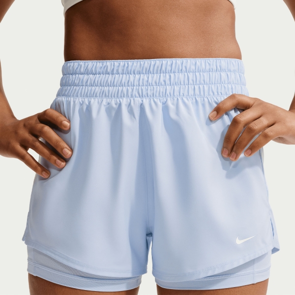 Faldas y Shorts Nike Classic One 2 in 1 3in Shorts Hydrogen Blue/White DX6016407