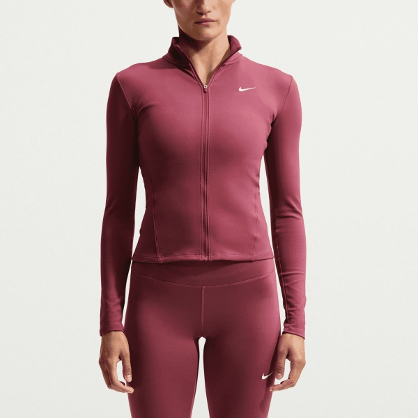 Chaquetas de Tenis Mujer Nike One Chaqueta  Pink Smoke/White IM7046654