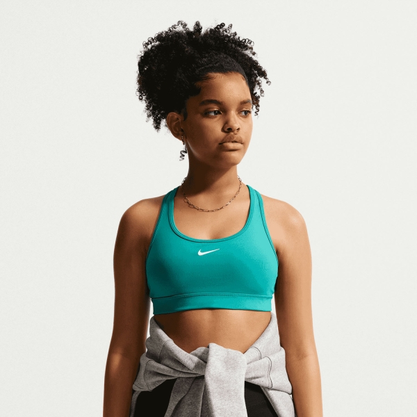 Tennis Girls' Underwear Nike Swoosh Logo Sports Bra Girl  Energy/White FJ7161302