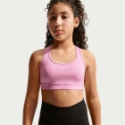 Nike Swoosh Logo Sports Bra Girl - Pink Rise/White Nike Swoosh Logo Sports Bra Girl - Pink Rise/White