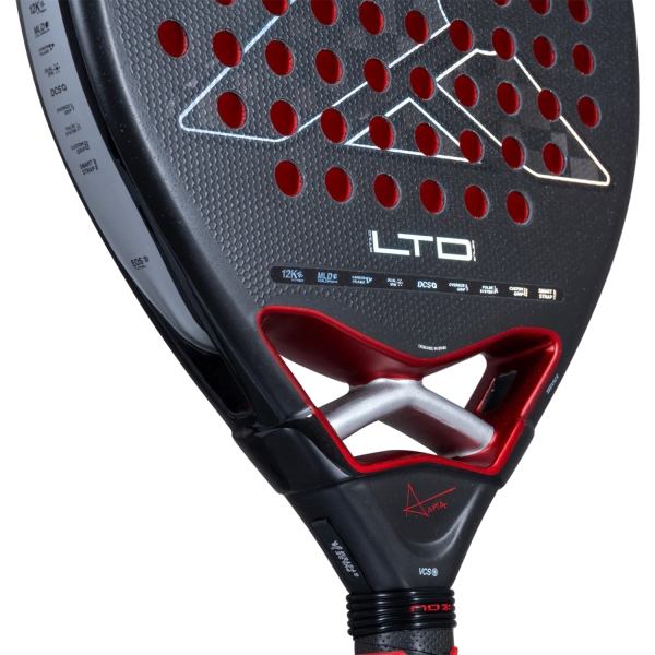 NOX AT10 Genius 12K XTREM LTD Padel - Black/Red