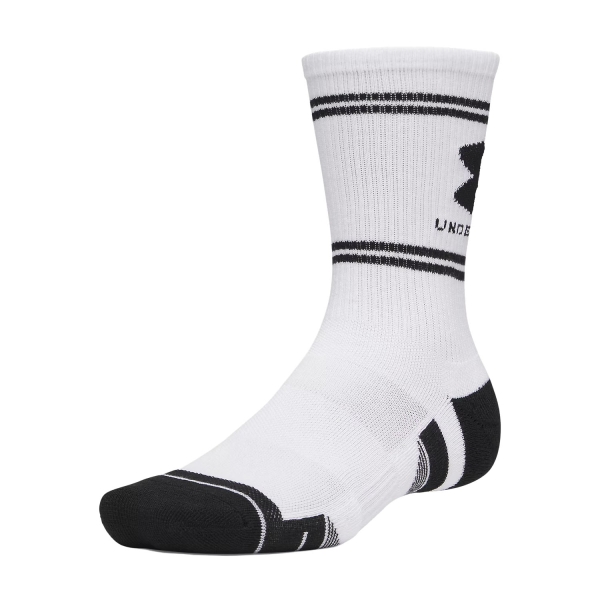 Under Armour Performance Tech Nov x 3 Calze - White/Ultimate Black