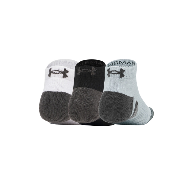 Under Armour Performance Tech Pro x 3 Calze - Mod Gray/White/Jet Gray