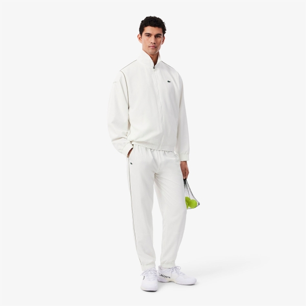 Lacoste X Novak Djokovic Chandal - Blanc/Vert Kaki