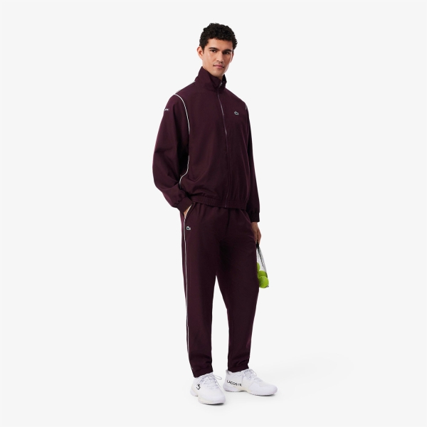 Lacoste X Novak Djokovic Chandal - Marron/Blanc