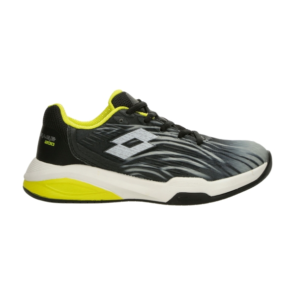 Calzado Tenis Niños Lotto Mirage 200 II All Round Ninos  All Black/All White/Acacia Green 2228576W5