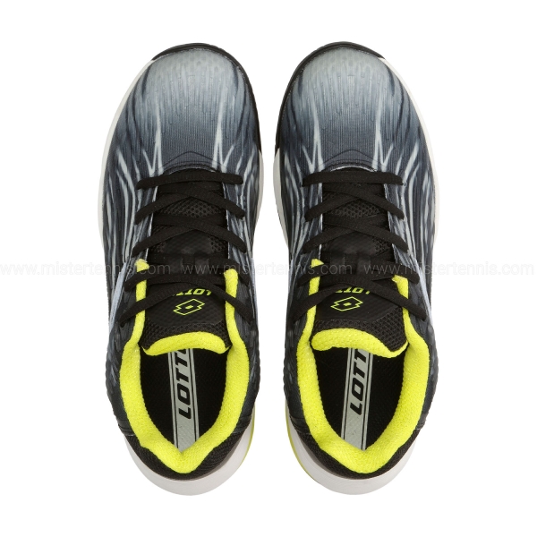 Lotto Mirage 200 II All Round Niños - All Black/All White/Acacia Green