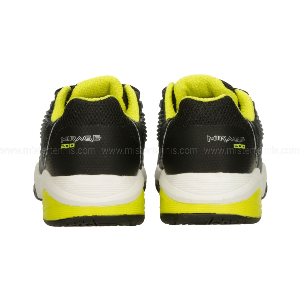 Lotto Mirage 200 II All Round Niños - All Black/All White/Acacia Green
