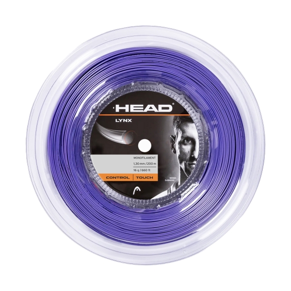 Corda Monofilamento HEAD Lynx 1.30 Matassa 200 m Purple 281794 16PU