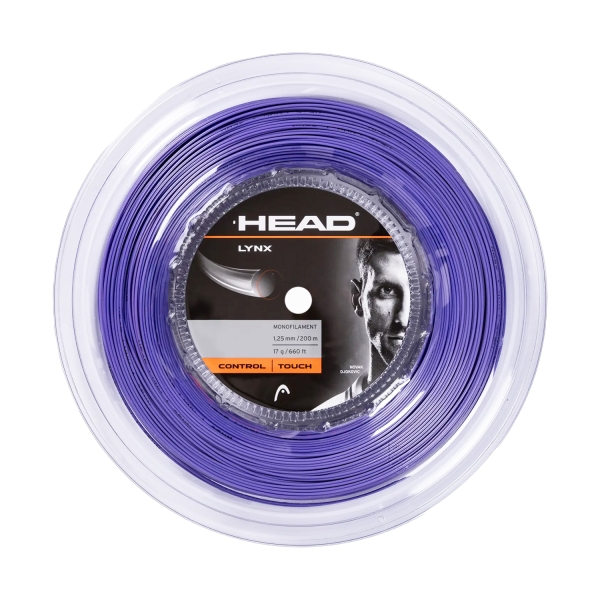 Corda Monofilamento HEAD Lynx 1.25 Matassa 200 m Purple 281794 17PU