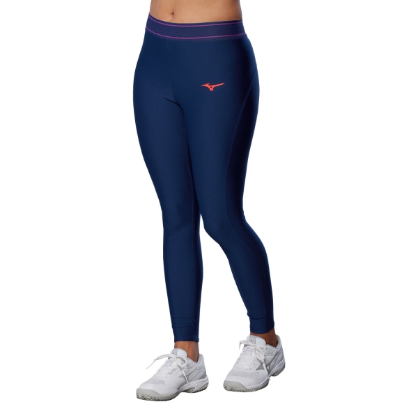 Pantalones y Tights de Tenis Mujer Mizuno Performance 7/8 Tights  Beacon Blue 62GBD70314
