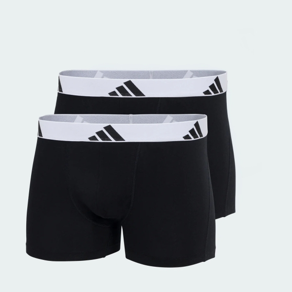 Intimo tecnico Uomo adidas Active Flex x 2 Boxer  Black/White 4AM003006