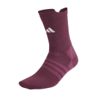 adidas Cushioned Pro Crew Calze - Maroon/Grey Three adidas Cushioned Pro Crew Calze - Maroon/Grey Three