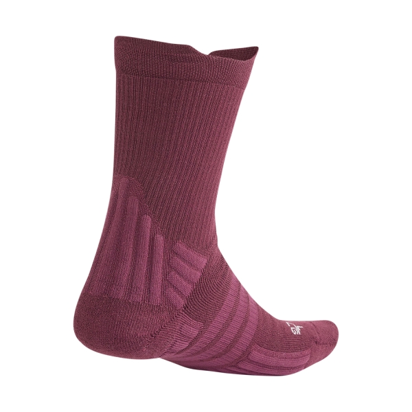 adidas Cushioned Pro Crew Calze - Maroon/Grey Three