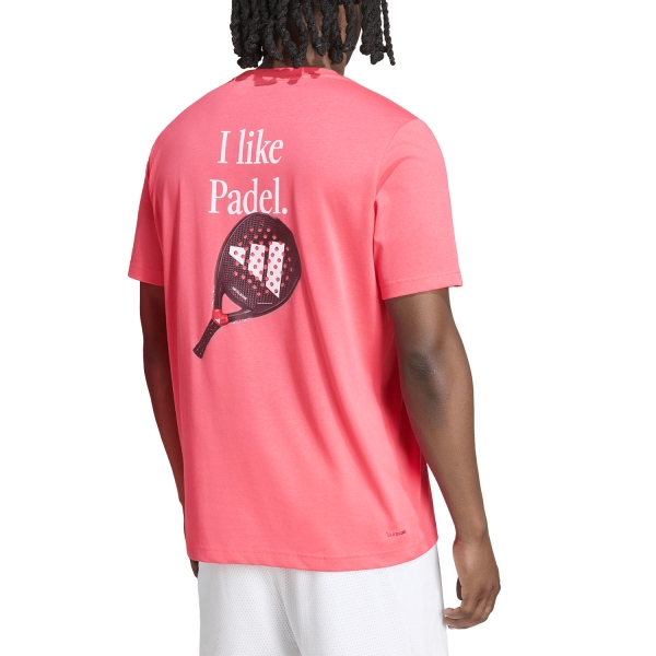adidas Padel Category Graphic Camiseta - Pure Turbo