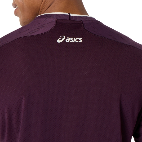 ASICS Match Jacquard NY Maglietta - Dark Aubergine