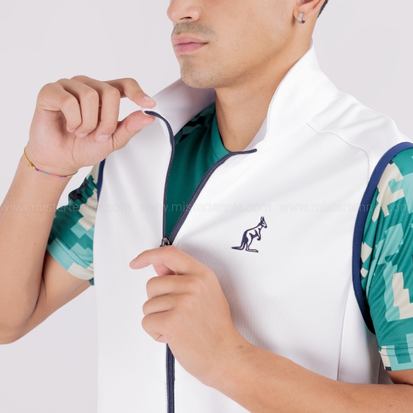 Australian New Energy Shot Vest - Bianco/Blu Navy