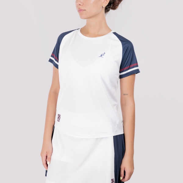 Magliette e Polo Tennis Donna Australian Perfect Maglietta  Bianco TEDTS0050002