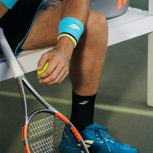 Babolat Terry Jumbo Muñequeras Medianas - Scuba Blue