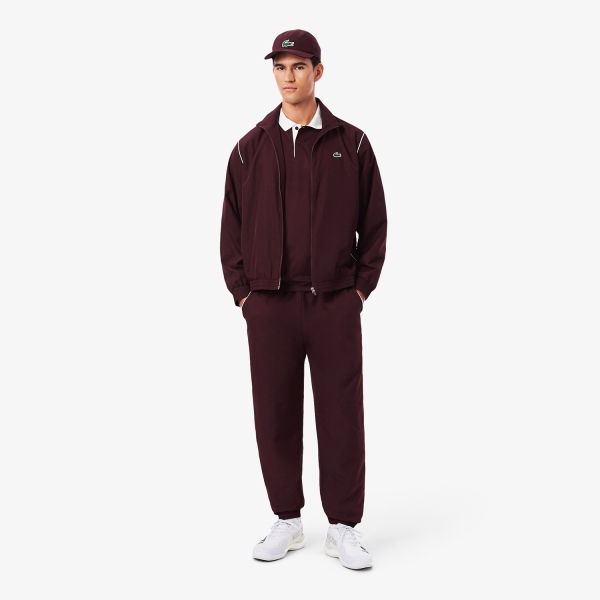 Lacoste X Novak Djokovic On Court Polo - Marron/Blanc