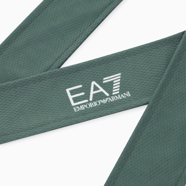 EA7 Pro Headband - Silver Pine/White